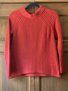 Goodthreads Heavyweight Red-Orange Sweater XS